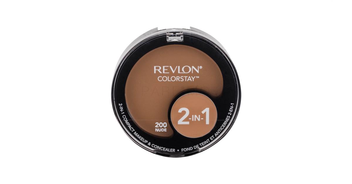 Revlon Colorstay 2 In 1 Foundation für Frauen 12 3 g Farbton 200 Nude PARFIMO de