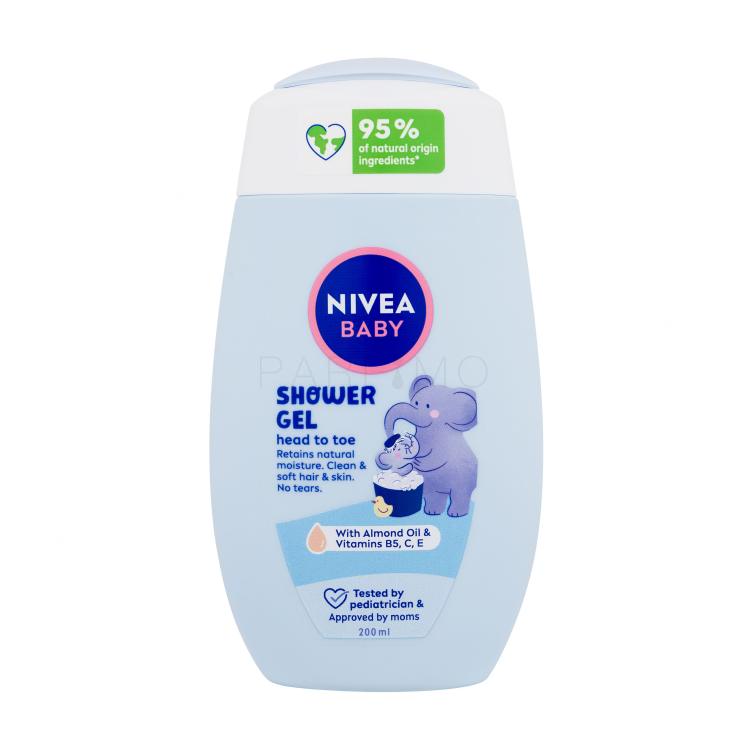Nivea Baby Head To Toe Shower Gel Duschgel für Kinder 200 ml