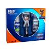 Gillette Fusion Proglide Flexball Geschenkset Rasierer mit einer Klinge 1 St + Wechselklinge 2 St + Rasiergel Series Sensitive 75 ml