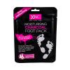 Xpel Body Care Charcoal Foot Pack Fußmaske für Frauen 1 St.