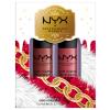 NYX Professional Makeup Mrs. Claus Lip Cream Duo Geschenkset Lippenstift Soft Matte Lip Cream 8 ml Rome + Lippenstift Soft Matte Lip Cream 8 ml Cannes