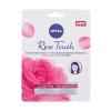 Nivea Rose Touch Hydrating Sheet Mask Gesichtsmaske für Frauen 1 St.