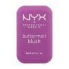 NYX Professional Makeup Buttermelt Blush Rouge für Frauen 5 g Farbton  12 All The Butta