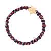By Eloise London Gold Star Haargummi für Frauen 1 St. Farbton  Red White and Blue