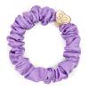 By Eloise London Silk Scrunchie Gold Heart Haargummi für Frauen 1 St. Farbton  Lilac