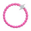 By Eloise London Silver Bling Diamanté Bolt Haargummi für Frauen 1 St. Farbton  Neon Pink
