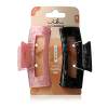 Invisibobble Clipstar Eclipse Glossy L Haarklammer für Frauen Farbton  Black &amp; Pink Set