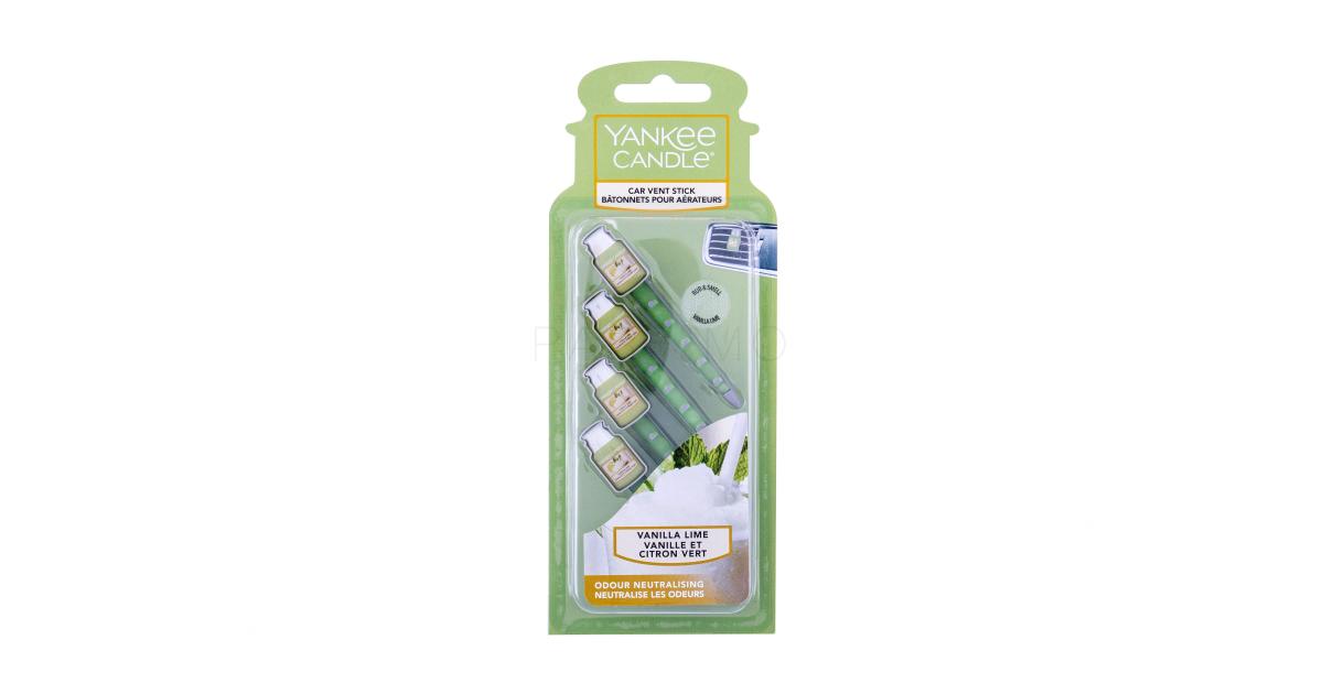 Yankee Candle Vanilla Lime Vent Stick Autoduft 4 St. PARFIMO.de®