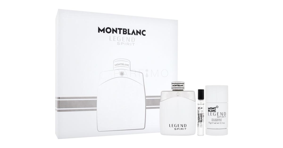 Montblanc Legend Spirit Geschenkset Eau de Toilette 100 ml + Eau de  Toilette 7,5 ml + Deostick 75 g