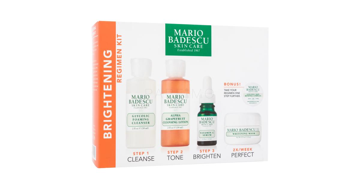 Mario Badescu Brightening Regimen Kit Geschenkset Reinigungsschaum