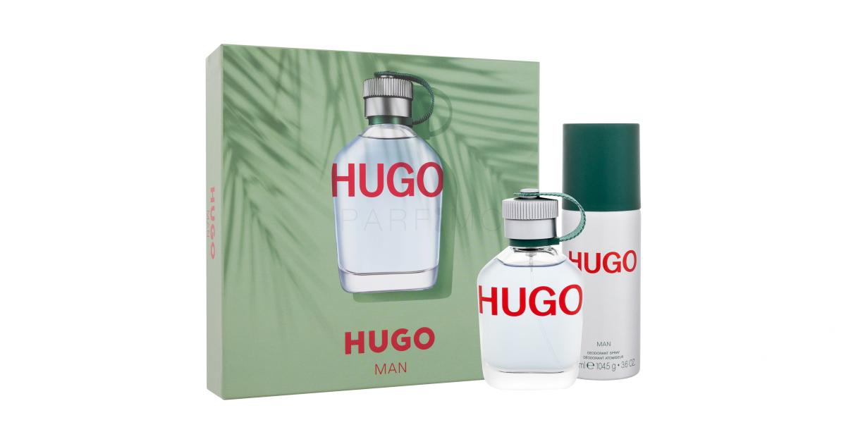 HUGO BOSS Hugo Man SET2 Geschenkset Eau de Toilette 75 ml + Deodorant