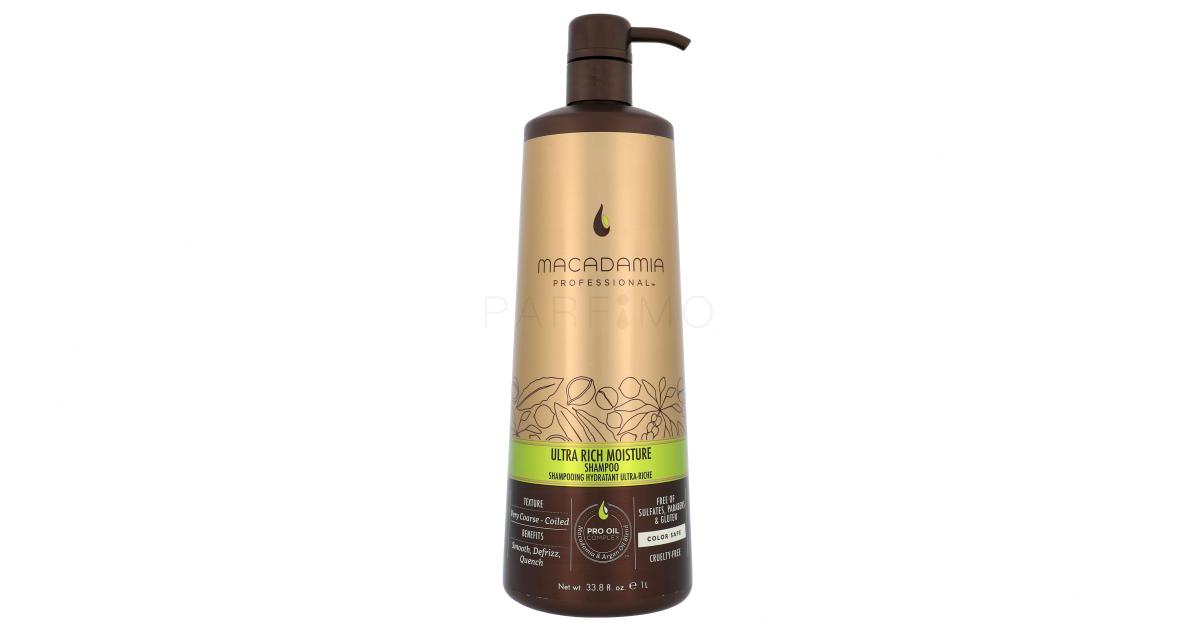 plisseret resultat Lys Macadamia Professional Ultra Rich Moisture Shampoo für Frauen | PARFIMO.de®