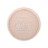 Rimmel London Stay Matte Puder für Frauen 14 g Farbton  003 Peach Glow