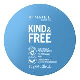 Rimmel London Kind & Free Healthy Look Pressed Powder Puder für Frauen 10 g Farbton  020 Light