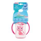 Canpol babies Cute Animals Training Cup Cat Trinkbecher für Kinder 320 ml