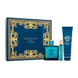 Versace Eros SET1 Geschenkset Eau de Parfum 100 ml + Eau de Parfum 10 ml + Duschgel 150 ml