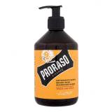 PRORASO Wood & Spice Beard Wash Bartshampoo für Herren 500 ml