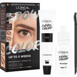 L'Oréal Paris Brow Color Semi-Permanent Eyebrow Tint Augenbrauenfarbe für Frauen 1 St. Farbton  5.0 Brunette