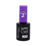 Rimmel London Super Gel Top Coat Nagellack für Frauen 12 ml