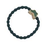 By Eloise London Enamel Gold Butterfly Haargummi für Frauen 1 St. Farbton  Bottle Green