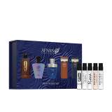 Afnan Discovery Set Geschenkset Parfum 9 pm Elixir 2 ml + Extrait de Parfum Rare Reef 2 ml + Extrait de Parfum Historic Sahara 2 ml + EDP Turathi Electric 2 ml + EDP Historic Olmeda 2 ml