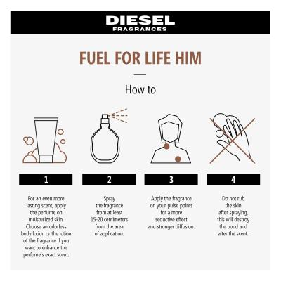 Diesel Fuel For Life Homme Eau de Toilette für Herren 125 ml