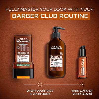 L&#039;Oréal Paris Men Expert Barber Club Long Beard &amp; Skin Oil Bartöl für Herren 30 ml