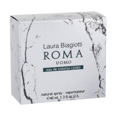Laura Biagiotti Roma Uomo Cedro Eau de Toilette für Herren 40 ml