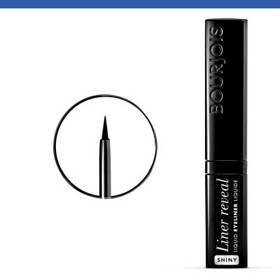 BOURJOIS Paris Liner Reveal Shiny Eyeliner für Frauen 2,5 ml Farbton  01 Shiny Black