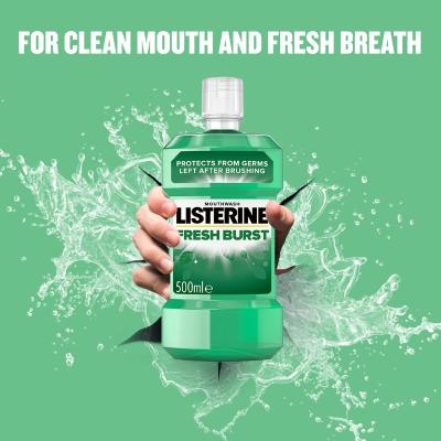 Listerine Fresh Burst Mouthwash Mundwasser 500 ml