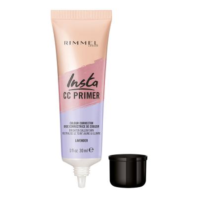 Rimmel London Insta CC Primer Make-up Base für Frauen 30 ml Farbton  Lavender