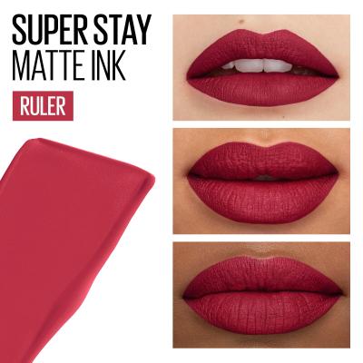 Maybelline Superstay Matte Ink Liquid Lippenstift für Frauen 5 ml Farbton  80 Ruler