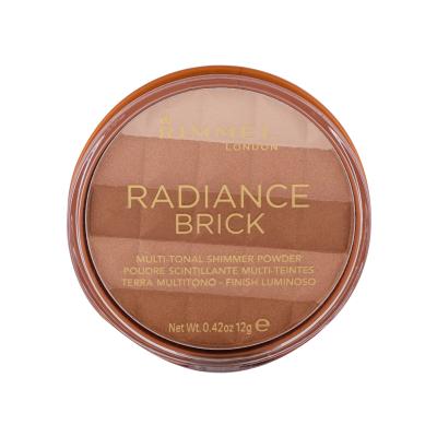 Rimmel London Radiance Brick Bronzer für Frauen 12 g Farbton  001 Light