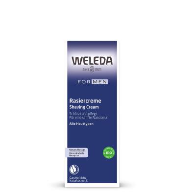 Weleda For Men Shaving Cream Rasiercreme für Herren 75 ml