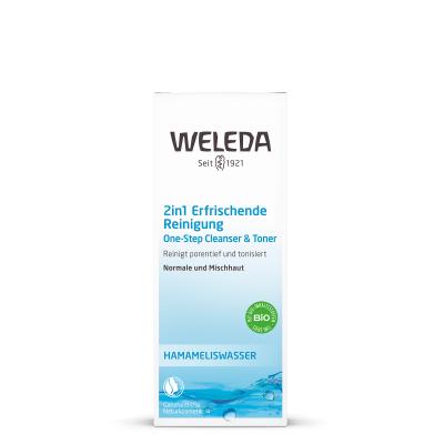 Weleda Witch Hazel One-Step Cleanser &amp; Toner Reinigungswasser für Frauen 100 ml