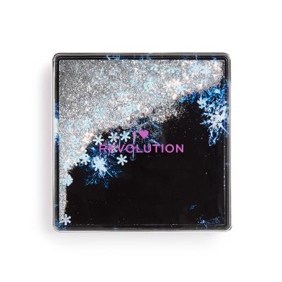 Makeup Revolution London I Heart Revolution Snow Globe Lidschatten für Frauen 13,5 g Farbton  Snowflake