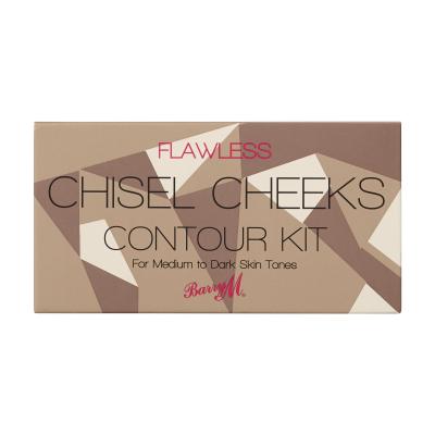 Barry M Flawless Chisel Cheeks Contour Kit Puder für Frauen 2,5 g Farbton  Medium - Dark