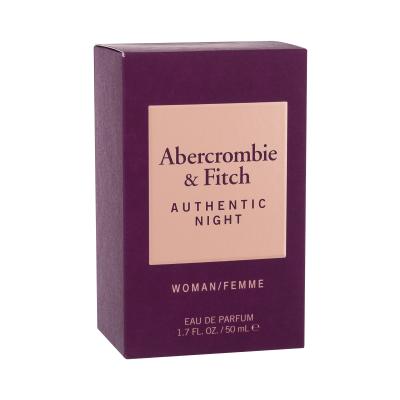 Abercrombie &amp; Fitch Authentic Night Eau de Parfum für Frauen 50 ml