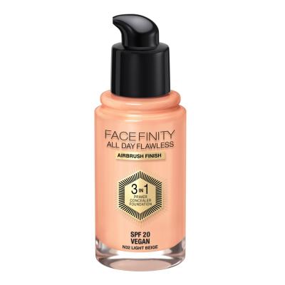 Max Factor Facefinity All Day Flawless SPF20 Foundation für Frauen 30 ml Farbton  N32 Light Beige