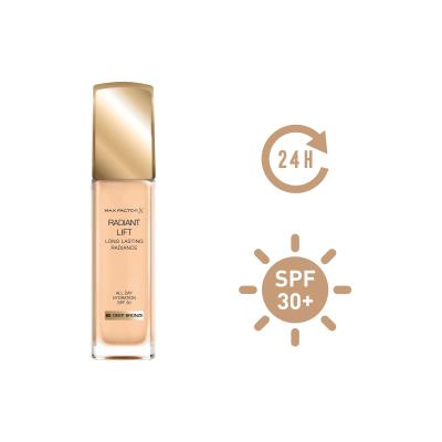 Max Factor Radiant Lift SPF30 Foundation für Frauen 30 ml Farbton  80 Deep Bronze