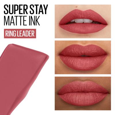 Maybelline Superstay Matte Ink Liquid Lippenstift für Frauen 5 ml Farbton  175 Ringleader