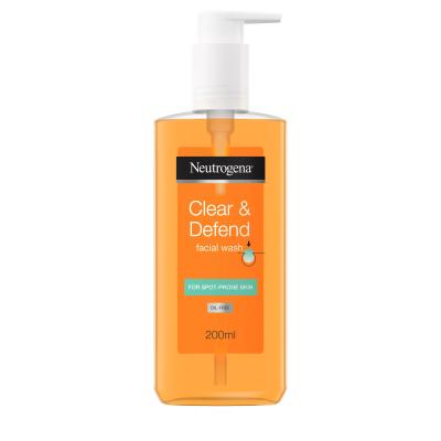 Neutrogena Clear &amp; Defend 2% Salicylic Acid Facial Wash Reinigungsgel 200 ml