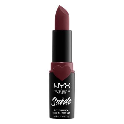 NYX Professional Makeup Suède Matte Lipstick Lippenstift für Frauen 3,5 g Farbton  06 Lolita