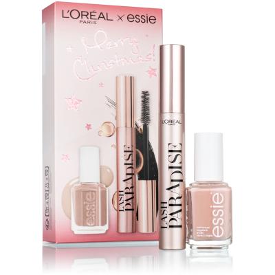 L&#039;Oréal Paris Merry Christmas! Geschenkset Mascara Lash Paradise 6,4 ml + Nagellack Essie Nail Color 13,5 ml 11 Not Just A Pretty Face
