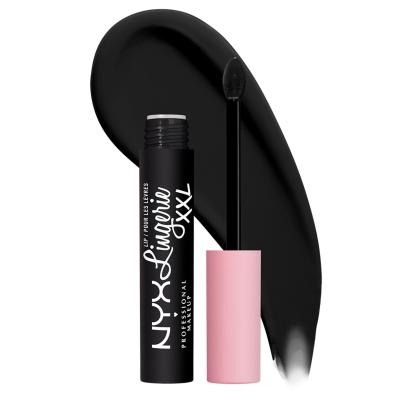 NYX Professional Makeup Lip Lingerie XXL Lippenstift für Frauen 4 ml Farbton  31 Naughty Noir