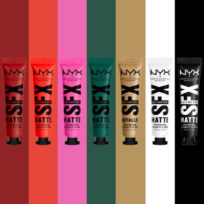 NYX Professional Makeup SFX Face And Body Paint Matte Foundation für Frauen 15 ml Farbton  06 White Frost