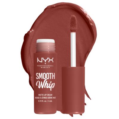 NYX Professional Makeup Smooth Whip Matte Lip Cream Lippenstift für Frauen 4 ml Farbton  03 Latte Foam