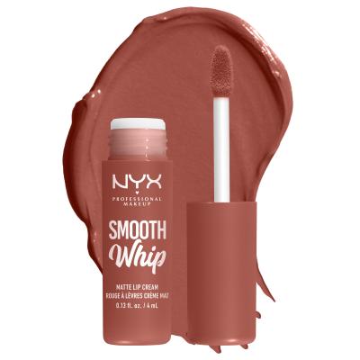 NYX Professional Makeup Smooth Whip Matte Lip Cream Lippenstift für Frauen 4 ml Farbton  04 Teddy Fluff