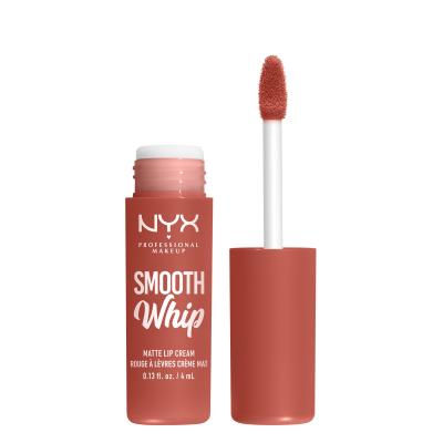 NYX Professional Makeup Smooth Whip Matte Lip Cream Lippenstift für Frauen 4 ml Farbton  07 Pushin Cushion