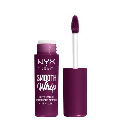 NYX Professional Makeup Smooth Whip Matte Lip Cream Lippenstift für Frauen 4 ml Farbton  11 Berry Bed Sheets